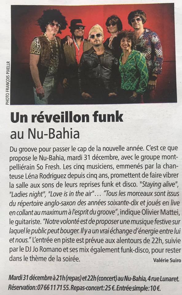 Sofresh gazette Montpellier Decembre2019